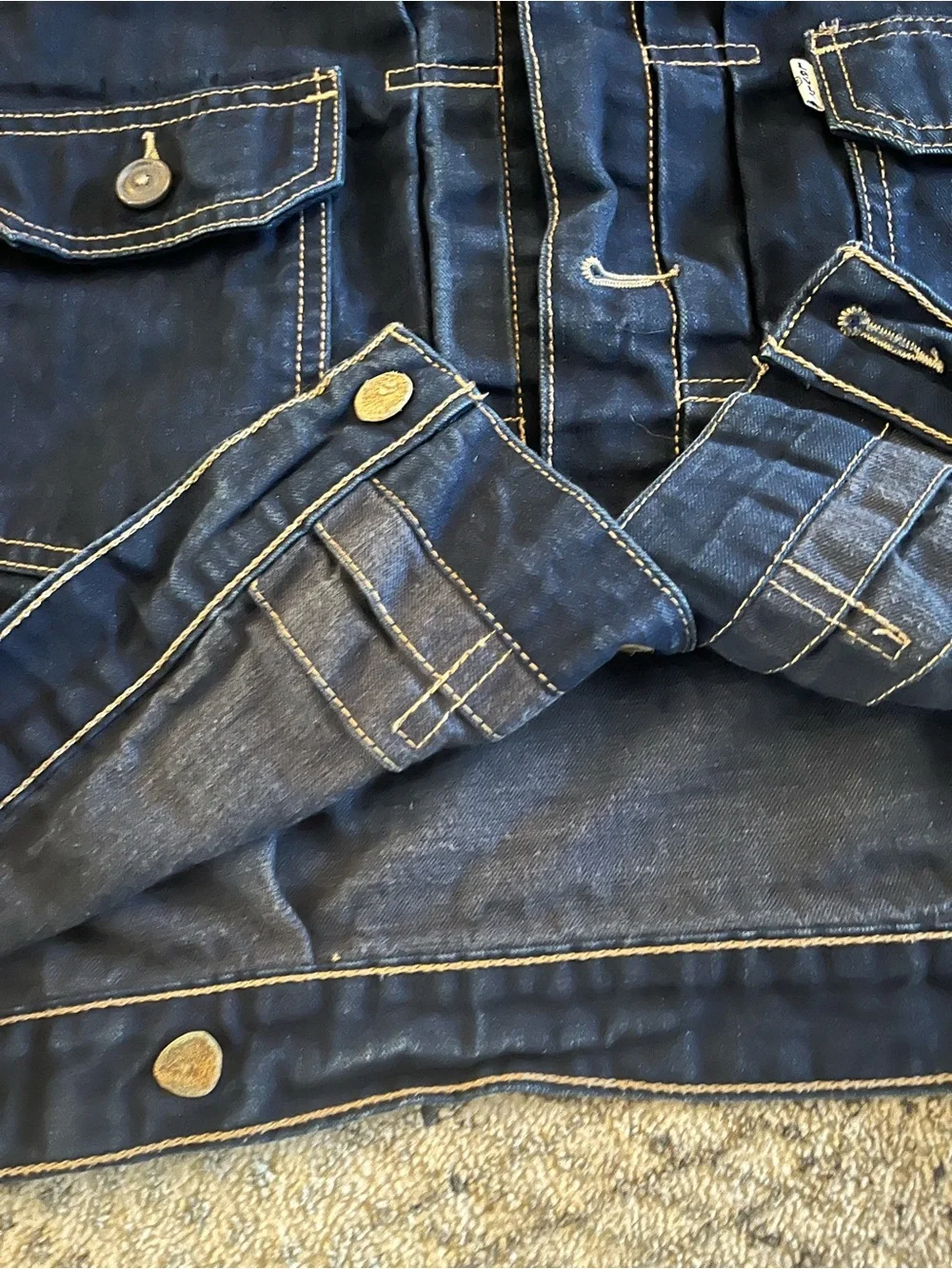 Levi's Dark Indigo truckers Work Jacket - Picture 8 of 8